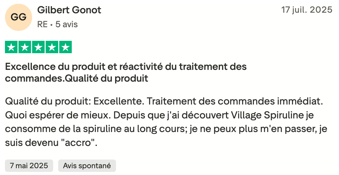 avis gonot (trustpilot)